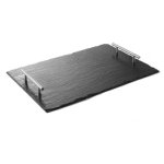Блюдо сланцевое с ручками 300х450 HENDI 424704 